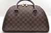 Authentic Louis Vuitton Damier Ribera MM Hand Boston Bag Purse N41434 LV 5898I
