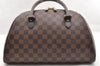 Authentic Louis Vuitton Damier Ribera MM Hand Boston Bag Purse N41434 LV 5898I