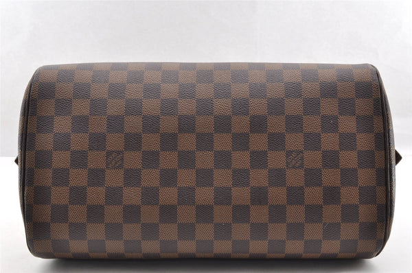 Authentic Louis Vuitton Damier Ribera MM Hand Boston Bag Purse N41434 LV 5898I