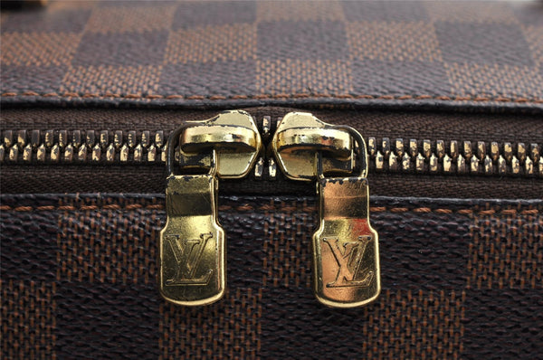 Authentic Louis Vuitton Damier Ribera MM Hand Boston Bag Purse N41434 LV 5898I