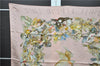Authentic HERMES Carre 90 Scarf "L'intrus" Silk Pink 5900E