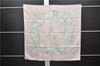 Authentic HERMES Carre 90 Scarf "L'intrus" Silk Pink 5900E