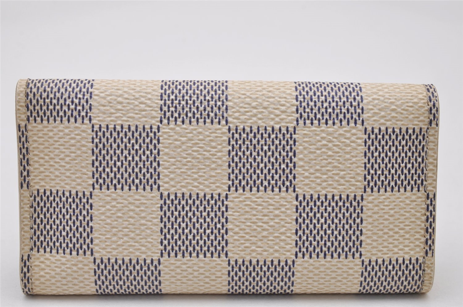 Authentic Louis Vuitton Damier Azur Multicles 4 Key Case Holder N60020 LV 5900I