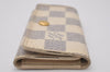 Authentic Louis Vuitton Damier Azur Multicles 4 Key Case Holder N60020 LV 5900I