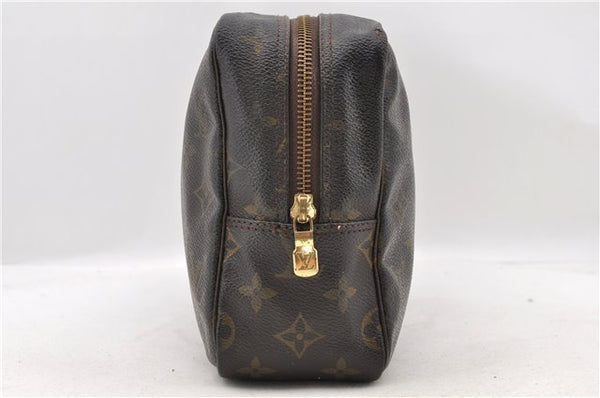 Auth LOUIS VUITTON Monogram Trousse Toilette 28 Clutch Hand Bag M47522 LV 5904C