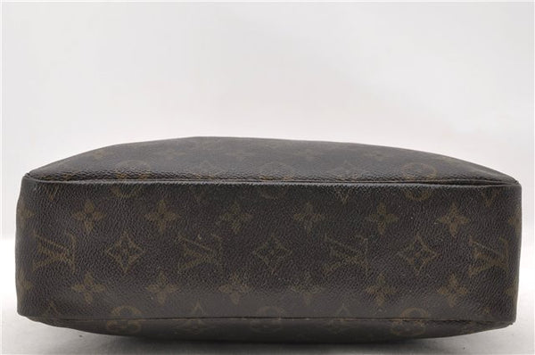 Auth LOUIS VUITTON Monogram Trousse Toilette 28 Clutch Hand Bag M47522 LV 5904C