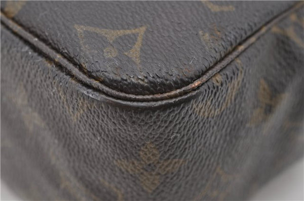 Auth LOUIS VUITTON Monogram Trousse Toilette 28 Clutch Hand Bag M47522 LV 5904C