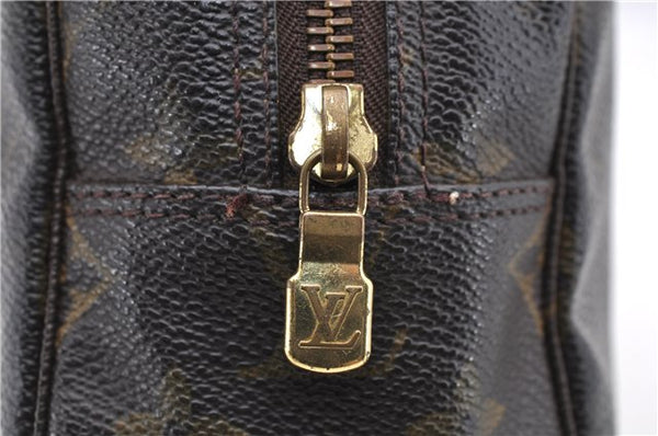 Auth LOUIS VUITTON Monogram Trousse Toilette 28 Clutch Hand Bag M47522 LV 5904C