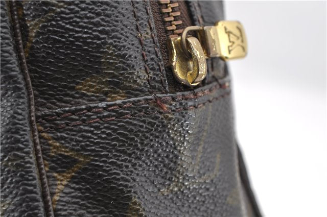 Auth LOUIS VUITTON Monogram Trousse Toilette 28 Clutch Hand Bag M47522 LV 5904C