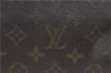 Auth LOUIS VUITTON Monogram Trousse Toilette 28 Clutch Hand Bag M47522 LV 5904C