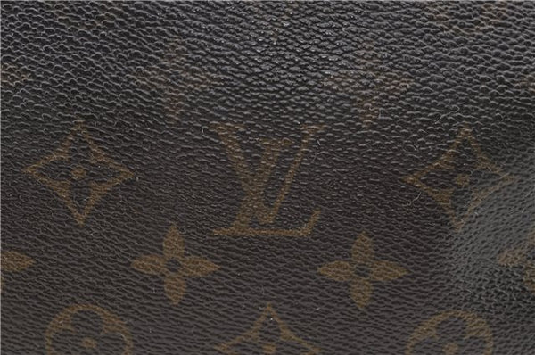 Auth LOUIS VUITTON Monogram Trousse Toilette 28 Clutch Hand Bag M47522 LV 5904C