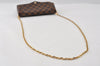 Authentic Louis Vuitton Damier Pochette Felicie N63032 Shoulder Cross Bag 5904I