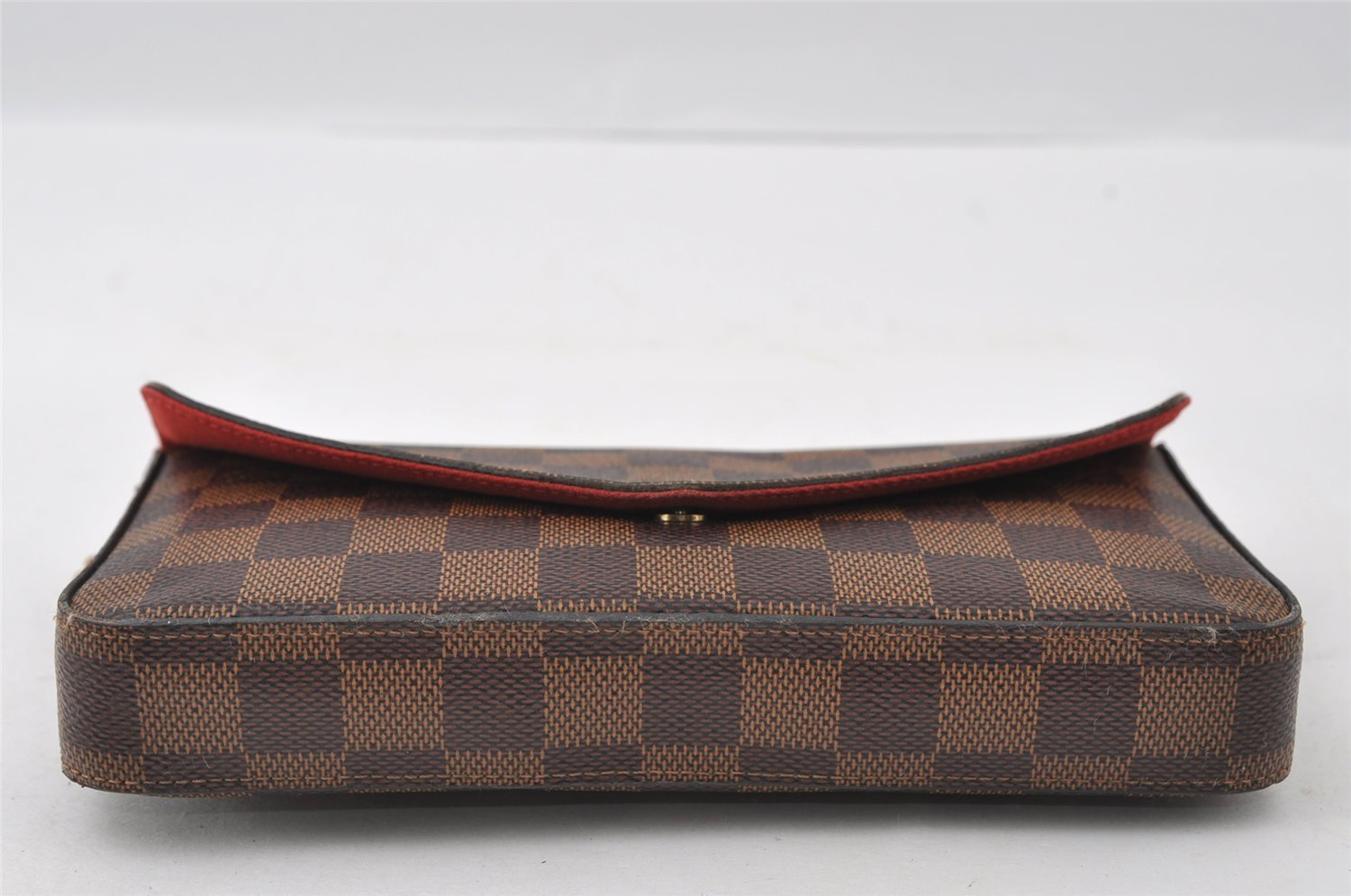 Authentic Louis Vuitton Damier Pochette Felicie N63032 Shoulder Cross Bag 5904I