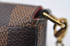 Authentic Louis Vuitton Damier Pochette Felicie N63032 Shoulder Cross Bag 5904I