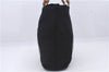 Authentic GUCCI Bamboo Hand Bag Nylon Enamel Black 5905D