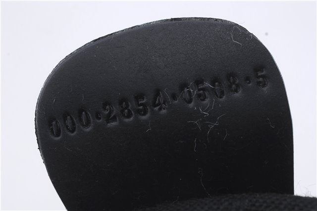 Authentic GUCCI Bamboo Hand Bag Nylon Enamel Black 5905D