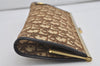 Authentic Christian Dior Trotter Clutch Bag Purse Canvas Leather Brown 5906I