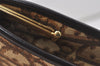 Authentic Christian Dior Trotter Clutch Bag Purse Canvas Leather Brown 5906I