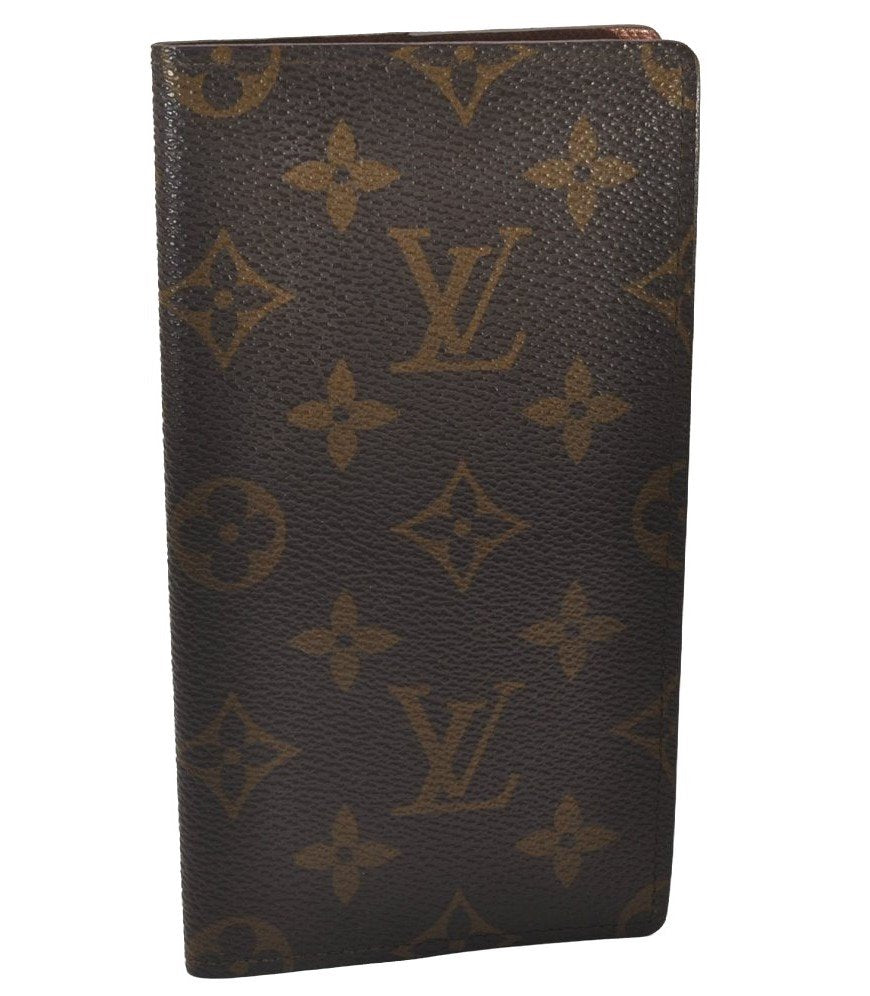 Authentic Louis Vuitton Monogram Pocket Diary Note Cover M56340 LV 5907I