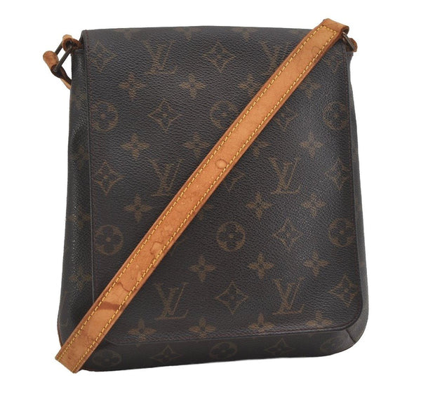 Auth Louis Vuitton Monogram Musette Salsa M51387 Long Shoulder Cross Bag 5908I