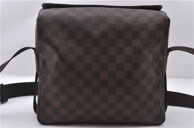 Authentic LOUIS VUITTON Damier Naviglio Shoulder Cross Body Bag N45255 LV 5909C