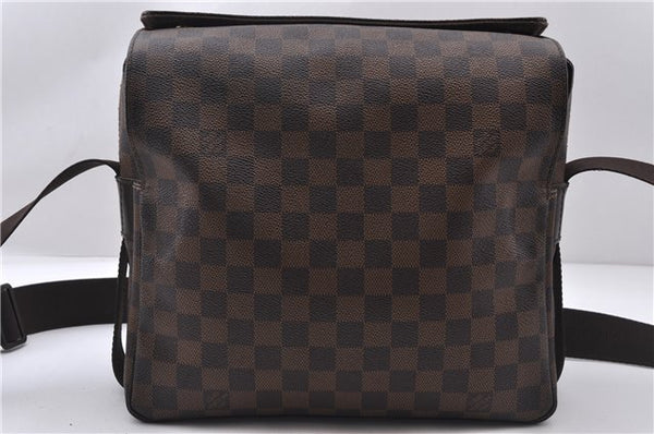 Authentic LOUIS VUITTON Damier Naviglio Shoulder Cross Body Bag N45255 LV 5909C