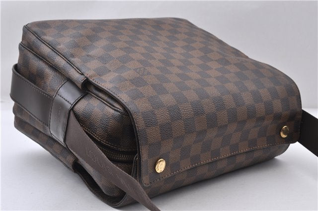 Authentic LOUIS VUITTON Damier Naviglio Shoulder Cross Body Bag N45255 LV 5909C