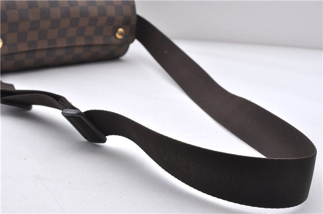 Authentic LOUIS VUITTON Damier Naviglio Shoulder Cross Body Bag N45255 LV 5909C