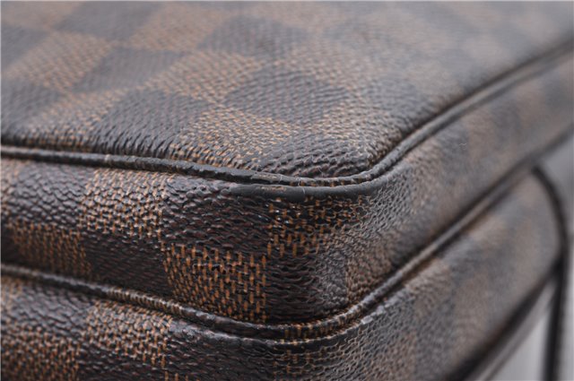 Authentic LOUIS VUITTON Damier Naviglio Shoulder Cross Body Bag N45255 LV 5909C