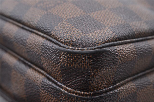 Authentic LOUIS VUITTON Damier Naviglio Shoulder Cross Body Bag N45255 LV 5909C