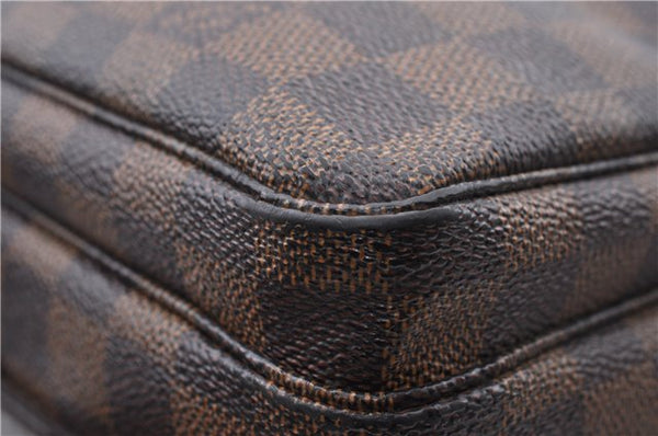 Authentic LOUIS VUITTON Damier Naviglio Shoulder Cross Body Bag N45255 LV 5909C