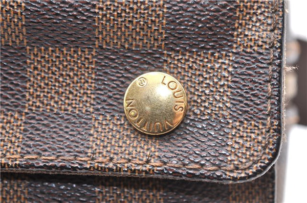 Authentic LOUIS VUITTON Damier Naviglio Shoulder Cross Body Bag N45255 LV 5909C