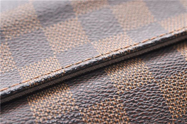 Authentic LOUIS VUITTON Damier Naviglio Shoulder Cross Body Bag N45255 LV 5909C