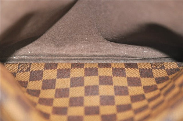 Authentic LOUIS VUITTON Damier Naviglio Shoulder Cross Body Bag N45255 LV 5909C