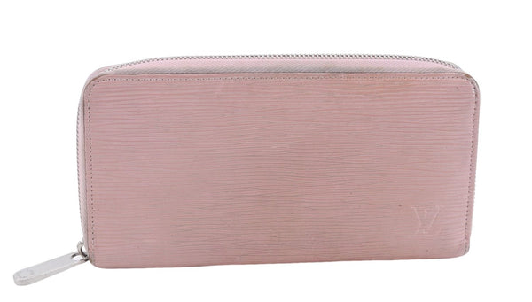 Authentic Louis Vuitton Epi Zippy Wallet Long Pink M41740 LV 5909D