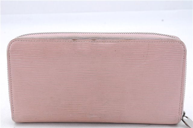 Authentic Louis Vuitton Epi Zippy Wallet Long Pink M41740 LV 5909D