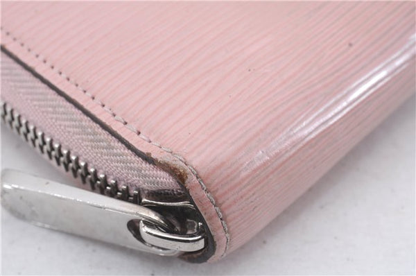 Authentic Louis Vuitton Epi Zippy Wallet Long Pink M41740 LV 5909D