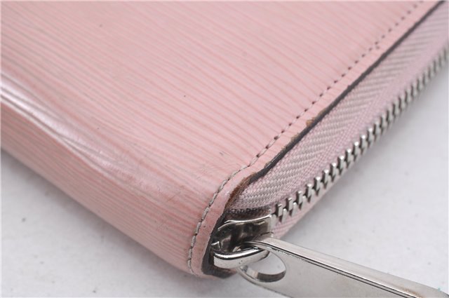 Authentic Louis Vuitton Epi Zippy Wallet Long Pink M41740 LV 5909D