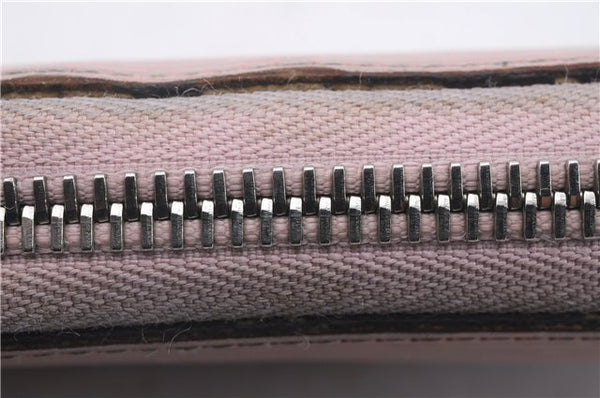 Authentic Louis Vuitton Epi Zippy Wallet Long Pink M41740 LV 5909D