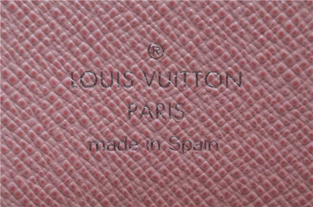 Authentic Louis Vuitton Epi Zippy Wallet Long Pink M41740 LV 5909D