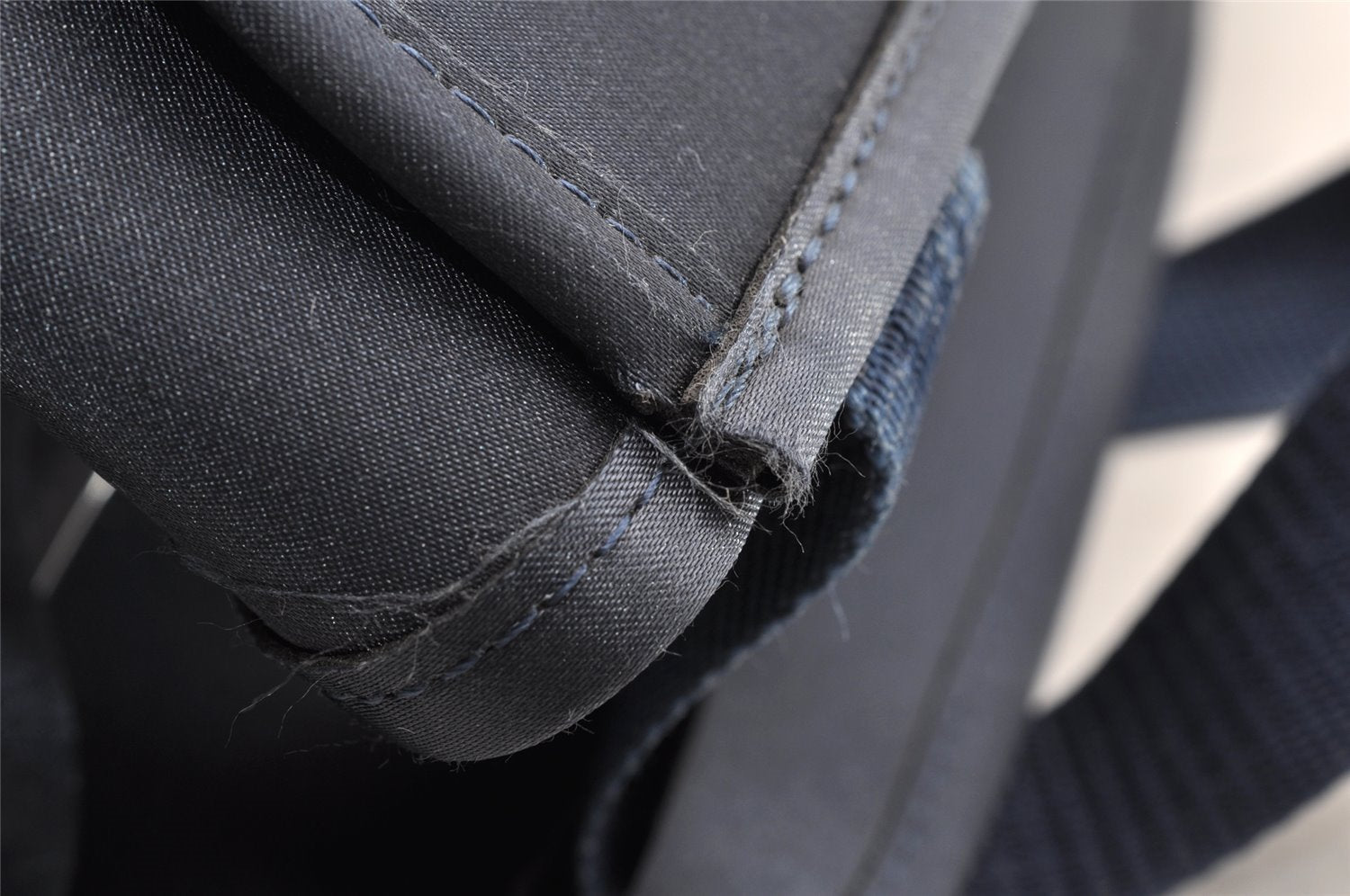 Authentic HERMES Sherpa Nylon Backpack Exhibition 1999 Limited Navy 5909I