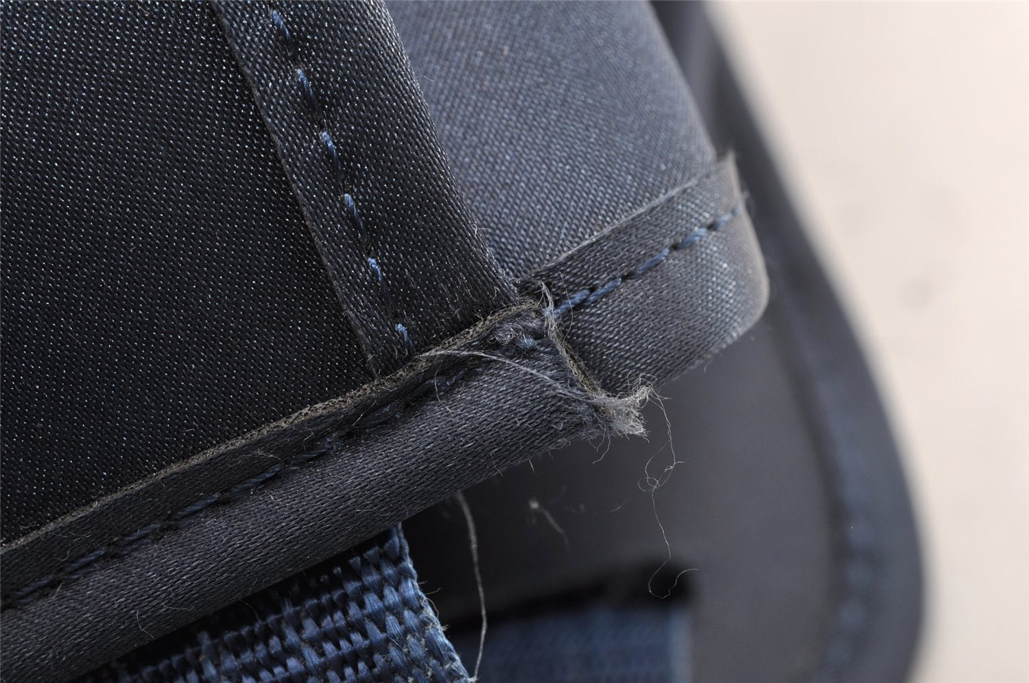 Authentic HERMES Sherpa Nylon Backpack Exhibition 1999 Limited Navy 5909I