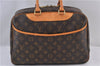 Authentic LOUIS VUITTON Monogram Deauville Hand Bag M47270 LV 5910C