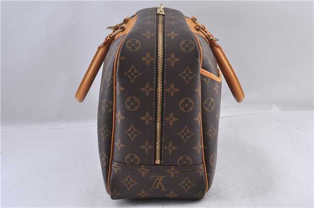 Authentic LOUIS VUITTON Monogram Deauville Hand Bag M47270 LV 5910C