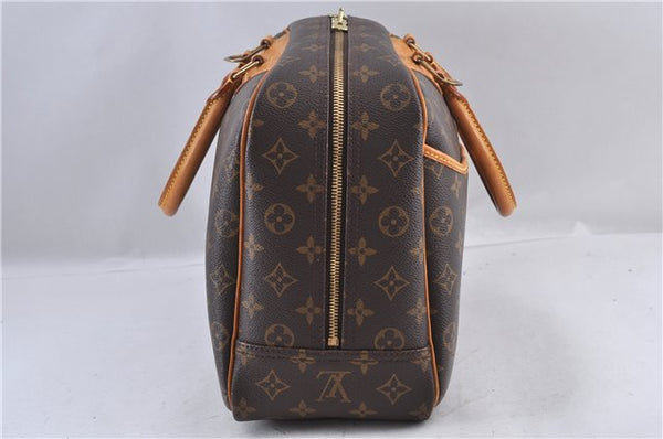 Authentic LOUIS VUITTON Monogram Deauville Hand Bag M47270 LV 5910C