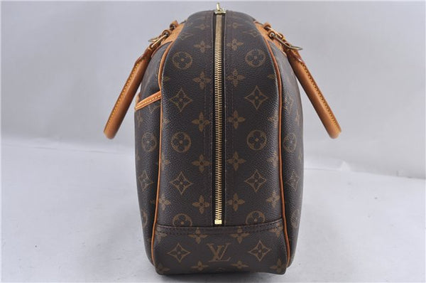 Authentic LOUIS VUITTON Monogram Deauville Hand Bag M47270 LV 5910C