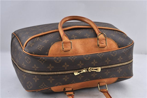 Authentic LOUIS VUITTON Monogram Deauville Hand Bag M47270 LV 5910C
