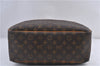 Authentic LOUIS VUITTON Monogram Deauville Hand Bag M47270 LV 5910C