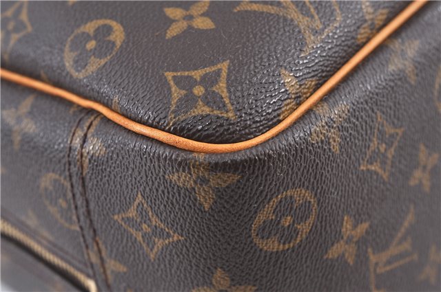 Authentic LOUIS VUITTON Monogram Deauville Hand Bag M47270 LV 5910C