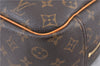 Authentic LOUIS VUITTON Monogram Deauville Hand Bag M47270 LV 5910C